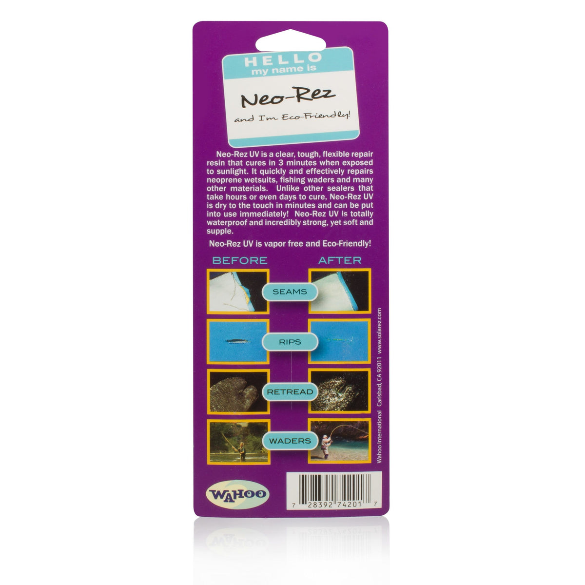 UV-Cure Neo-Rez Wetsuit Repair & Filler (1.0 OZ Tube)