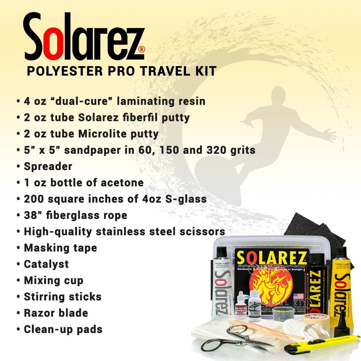 Polyester Pro Travel Kit