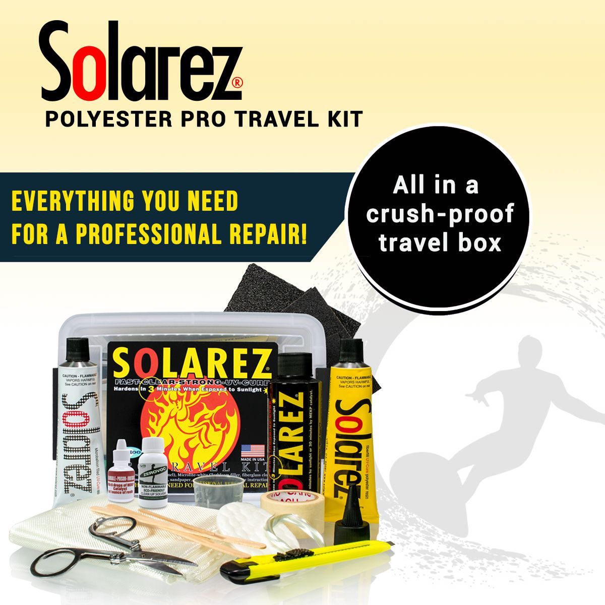 Polyester Pro Travel Kit