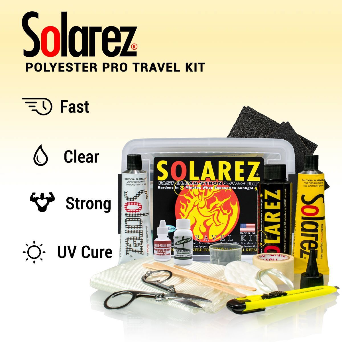 Polyester Pro Travel Kit