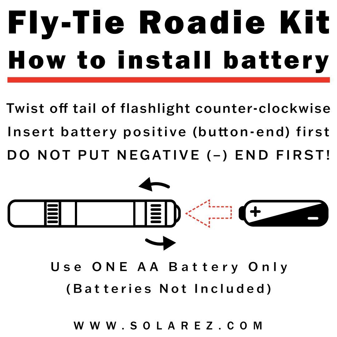 UV-Cure Fly-Tie Roadie Kit